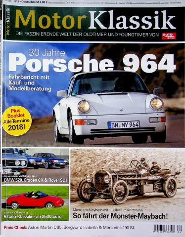 Deckblatt Motor Klassik (04/2018)